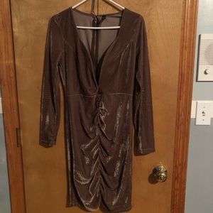 Velvet Long Sleeve Dress